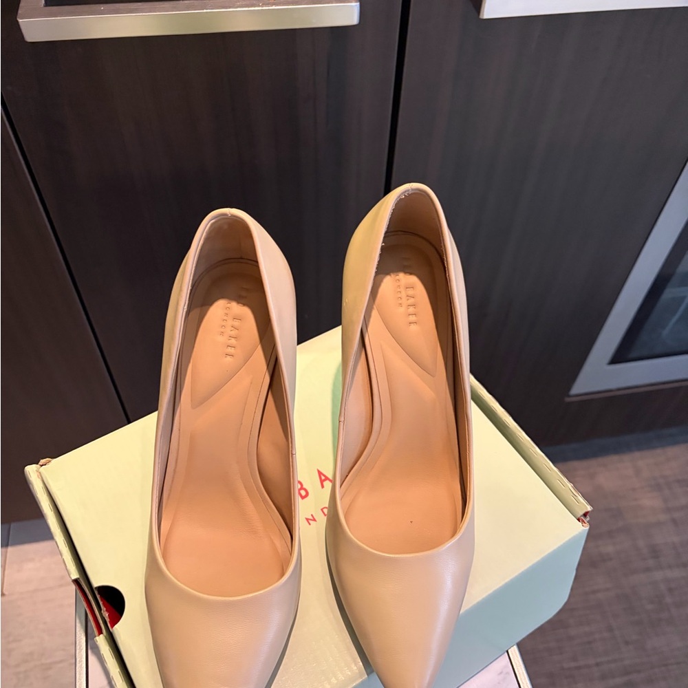 Ted Baker London Beige Pointed Toe High Heels